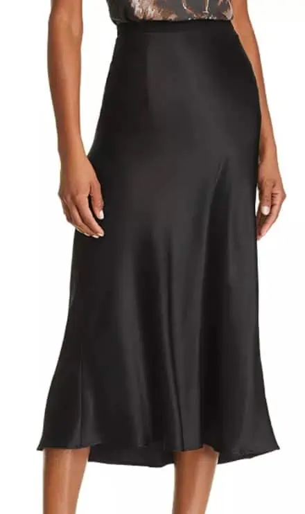 Black calf length skirt by Anine Bing
