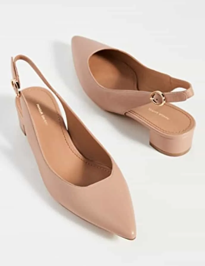 business causal sling backs for women