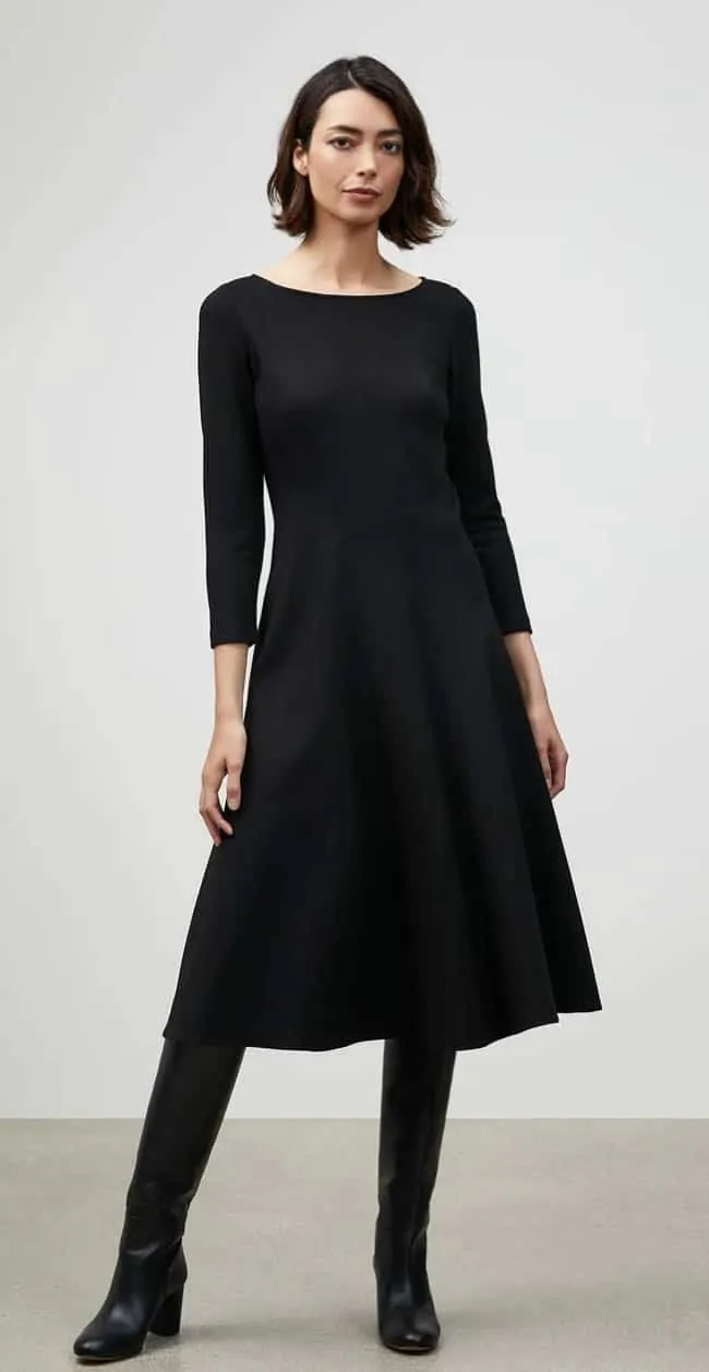 Lafayette 148, one of Next Level Wardrobe's recommended minimalist brands for plus size women