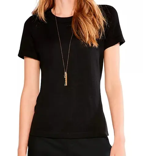 Nic And Zoe Crewneck Short Sleeve Sweater Business Casual For Older Women