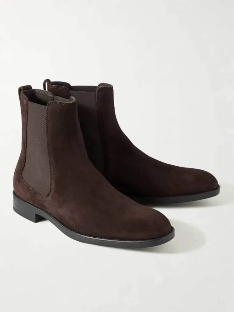 Tom Ford Robert Suede Chelsea Boots CEO Men's Office Shoes