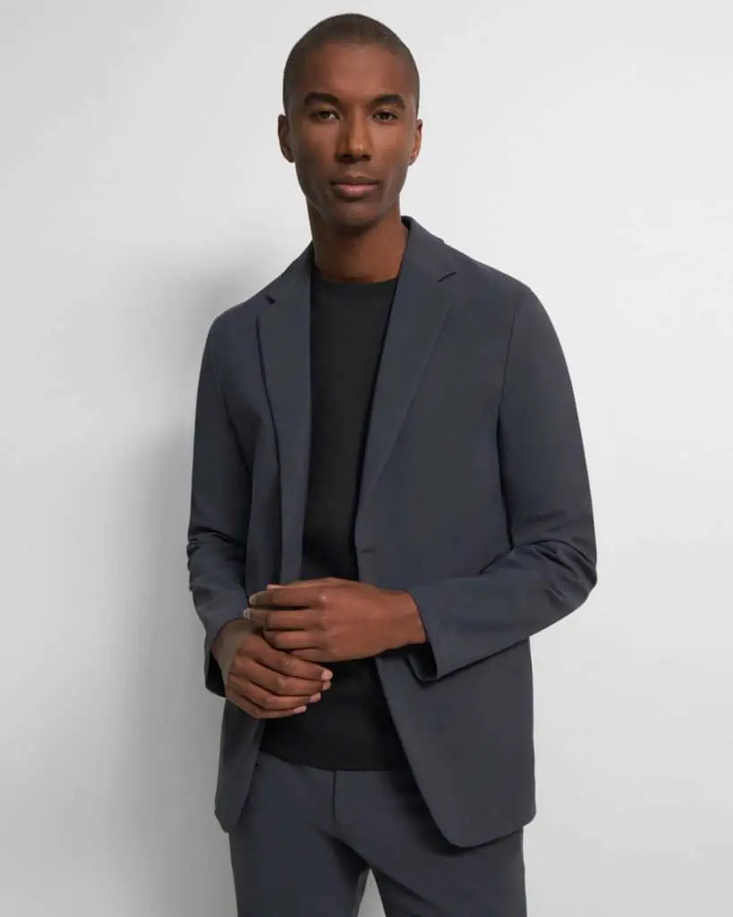 Men's Professional Headshot Option Clinton Blazer in Precision Ponte