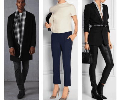 Men and Women Wearing Core Colors As A Way To Look More Put Together