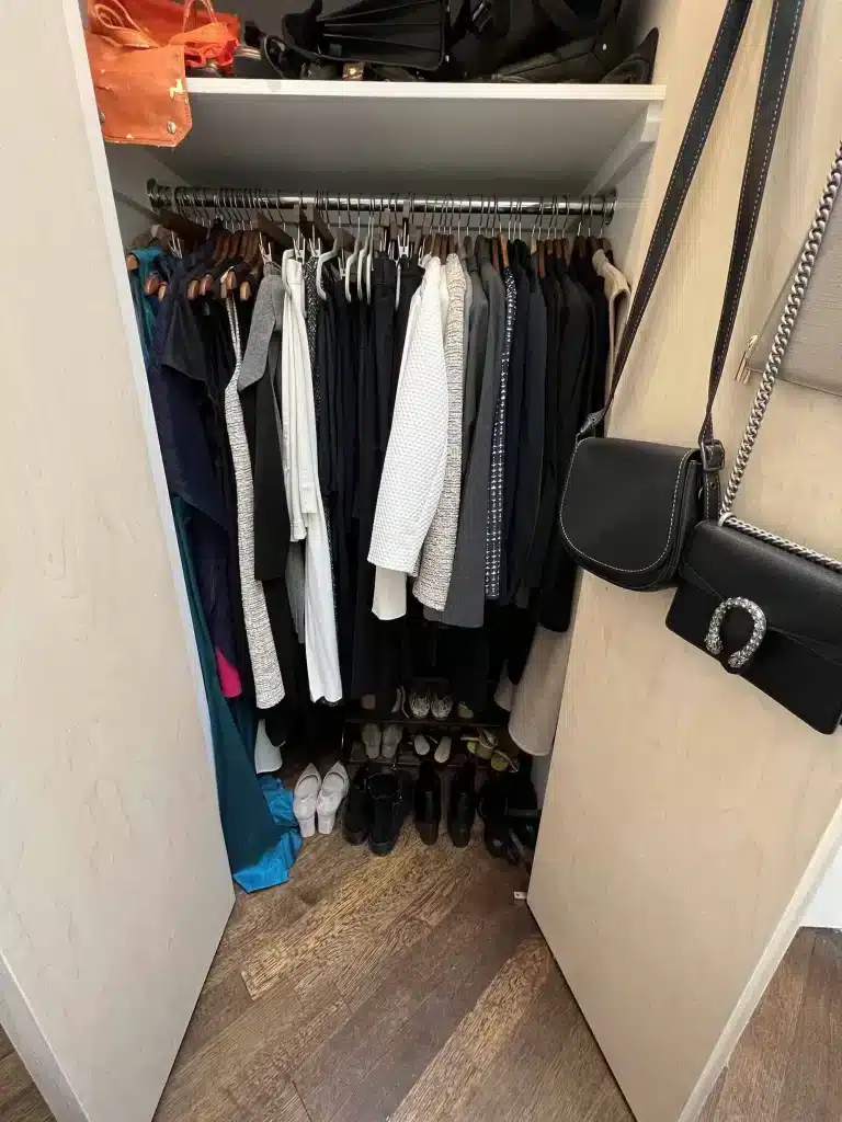 Samantha's closet after NLW's closet edit