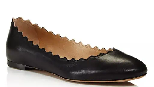 Chloe Women's Lauren Black Ballet Flats Formal Vs Casual Office Attire