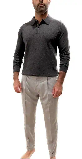 Ramit Sethi Wearing A Polo And Pleated Front Pants For How To Be Rich