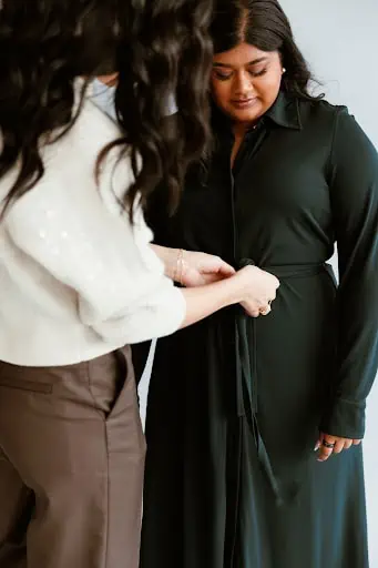 Stylist Cassandra Sethi Styling A Woman To Look Older for Work