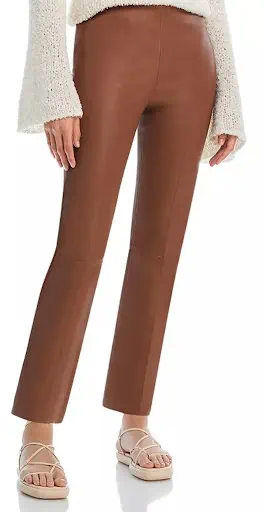 Malene Birger Florentia Leather Straight Pant