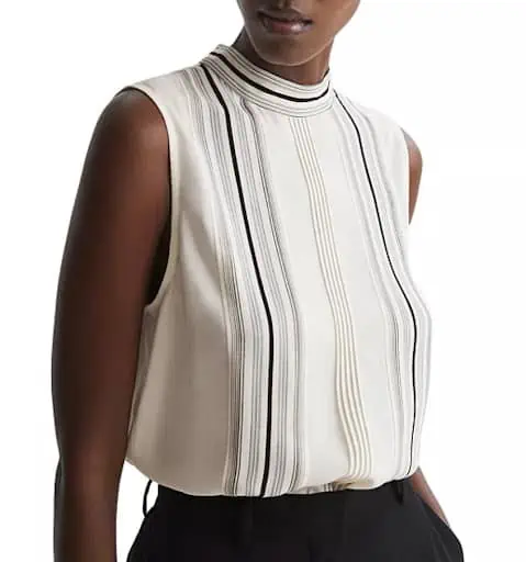 Reiss Mollie Striped Shell