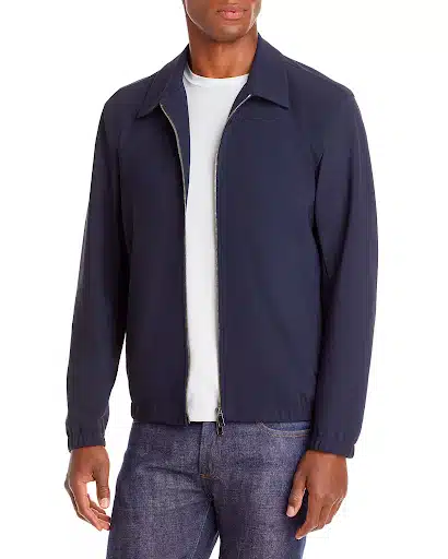 Stylist Pick For Best Mens Fall Jacket Theory Brody Precision Ponte Zip Front Jacket