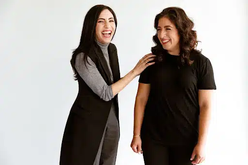 Personal stylist with her client 