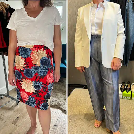 Neutral outfit for mid size business casual 