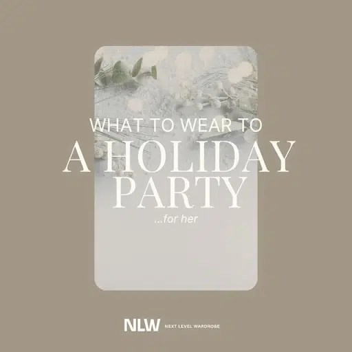 What to wear to a holiday work party: for women