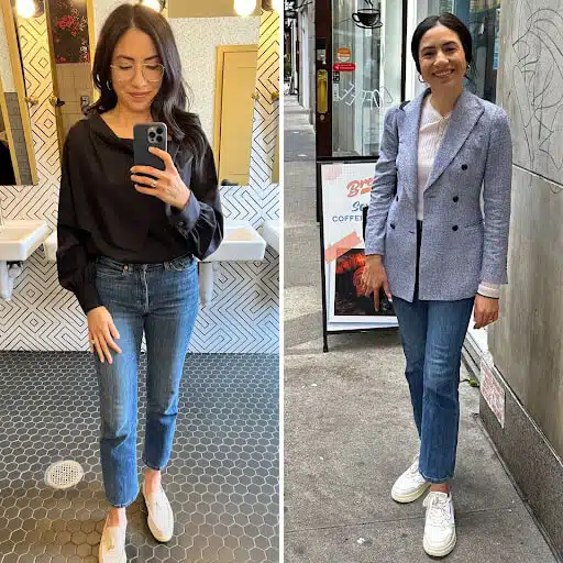 Woman dressed for business casual