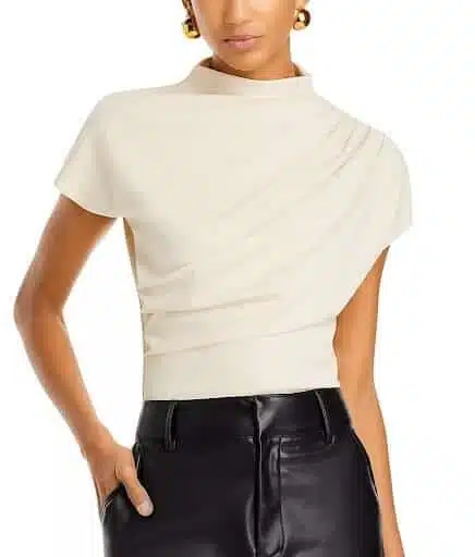 Image of a lightweight blouse for executive women's business casual wardrobe.
